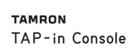 TAMRON TAP - in Console Logo (EUIPO, 09.08.2016)