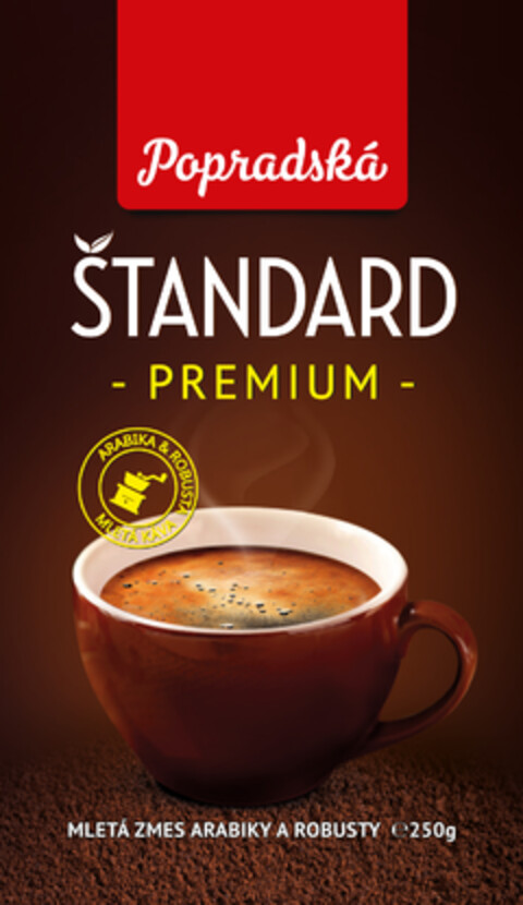 Popradská ŠTANDARD PREMIUM Logo (EUIPO, 25.10.2016)