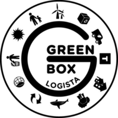 G GREEN BOX LOGISTA Logo (EUIPO, 14.12.2016)
