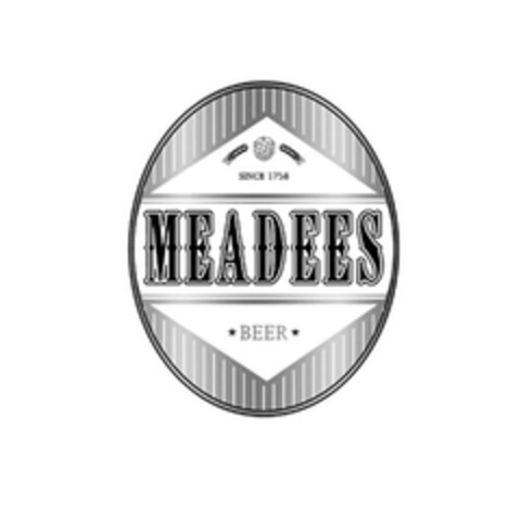 MEADEES SINCE 1758 BEER Logo (EUIPO, 06/29/2017)