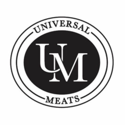 UM UNIVERSAL MEATS Logo (EUIPO, 24.12.2019)