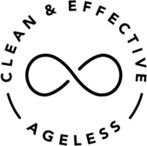 CLEAN & EFFECTIVE AGELESS Logo (EUIPO, 12.08.2021)