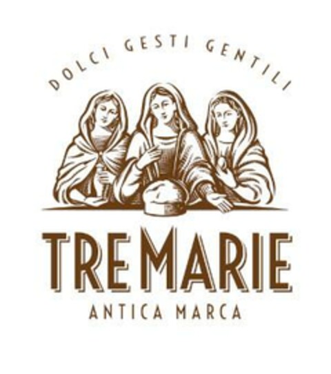 DOLCI GESTI GENTILI TRE MARIE ANTICA MARCA Logo (EUIPO, 02.05.2023)