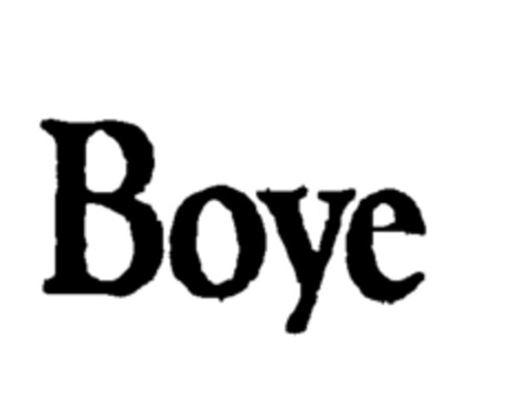 BOYE Logo (EUIPO, 01.04.1996)