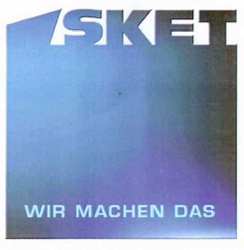 SKET WIR MACHEN DAS Logo (EUIPO, 11/13/2000)