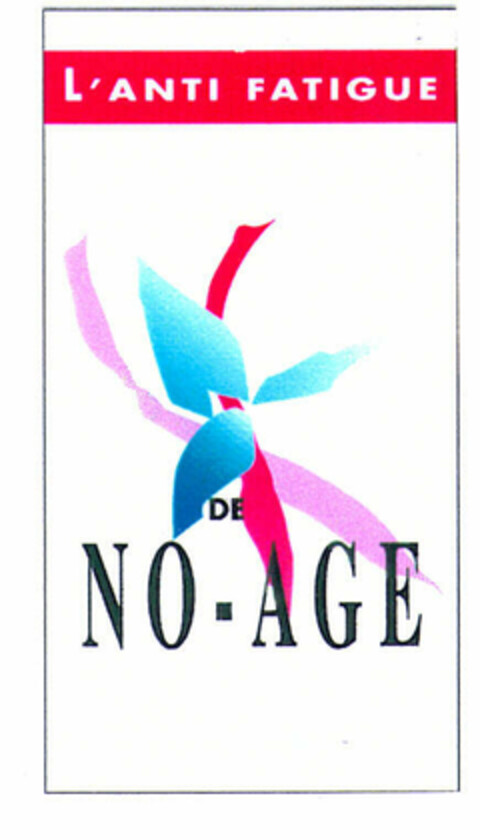 L'ANTI FATIGUE DE NO-AGE Logo (EUIPO, 01/29/2001)