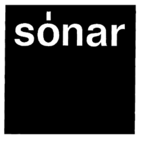 sónar Logo (EUIPO, 06.06.2002)