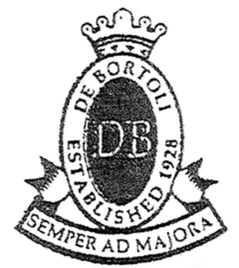 DB DE BORTOLI ESTABLISHED 1928 SEMPER AD MAJORA Logo (EUIPO, 03/30/2005)