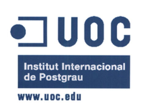 UOC Institut International de Postgrau www.uoc.edu Logo (EUIPO, 13.07.2007)