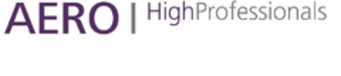 AERO HighProfessionals Logo (EUIPO, 03/16/2012)
