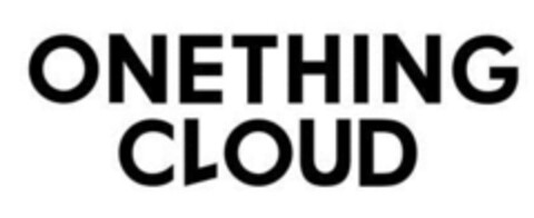 ONETHING CLOUD Logo (EUIPO, 09.04.2018)