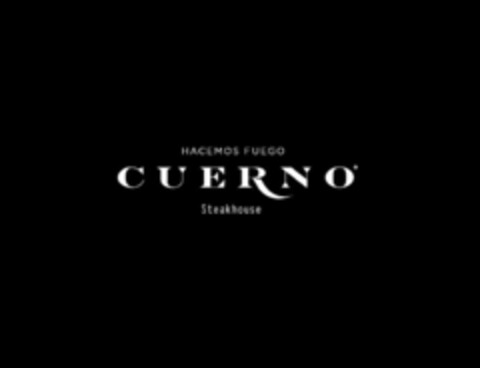 Hacemos fuego Cuerno Steakhouse Logo (EUIPO, 10/19/2018)