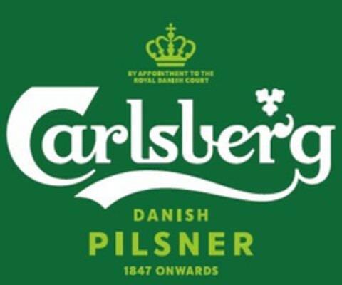 Carlsberg Danish Pilsner 1847 Onwards By Appointment to the Royal Danish Court Logo (EUIPO, 06.12.2018)