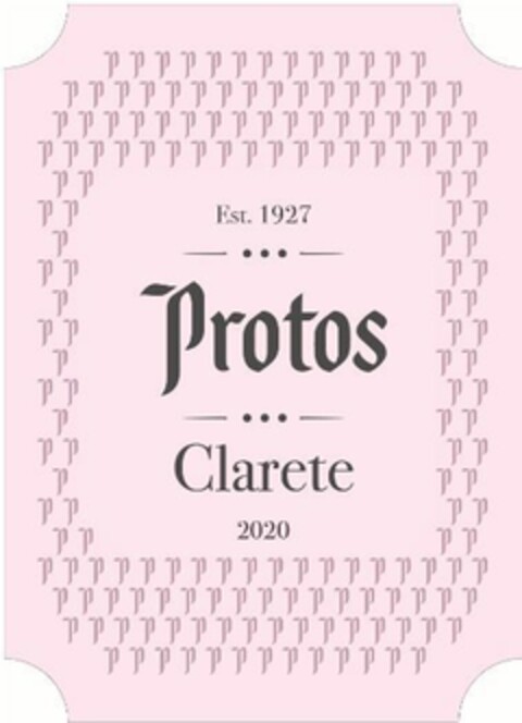 Est. 1927 PROTOS CLARETE 2020 Logo (EUIPO, 23.02.2021)