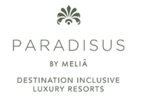 PARADISUS BY MELIA DESTINATION INCLUSIVE LUXURY RESORTS Logo (EUIPO, 09.03.2022)