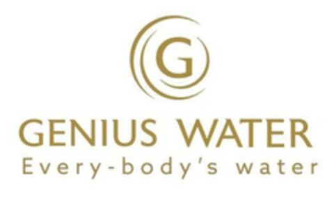 G GENIUS WATER Every - body's water Logo (EUIPO, 07.08.2023)