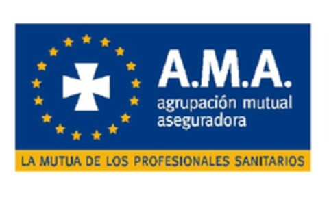 A.M.A. agrupación mutual aseguradora LA MUTUA DE LOS PROFESIONALES SANITARIOS Logo (EUIPO, 27.01.2006)