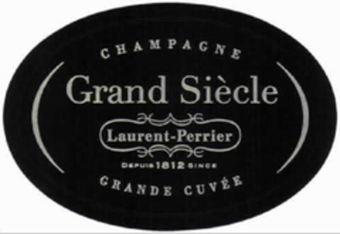 Grand Siècle CHAMPAGNE Laurent-Perrier GRANDE CUVÉE DEPUIS 1812 SINCE Logo (EUIPO, 25.03.2009)