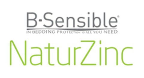 B-SENSIBLE IN BEDDING PROTECTION IS ALL YOU NEED NATURZINC Logo (EUIPO, 29.05.2020)