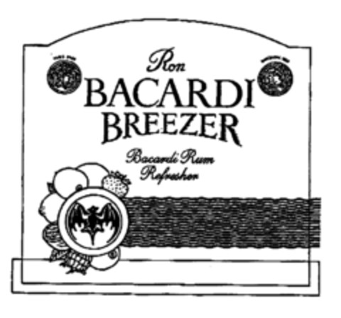 Ron BACARDI BREEZER Bacardi Rum Refresher Logo (EUIPO, 07/27/1998)