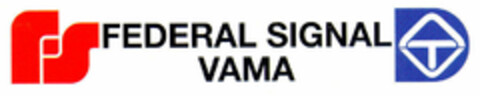 FS FEDERAL SIGNAL VAMA T Logo (EUIPO, 10/21/1998)