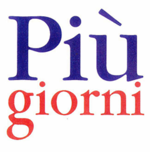 Più giorni Logo (EUIPO, 17.04.2001)