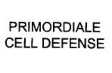 PRIMORDIALE CELL DEFENSE Logo (EUIPO, 07.07.2006)
