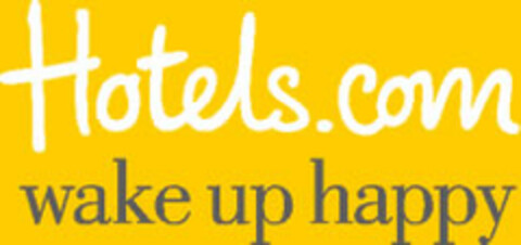 Hotels.com wake up happy Logo (EUIPO, 23.04.2007)