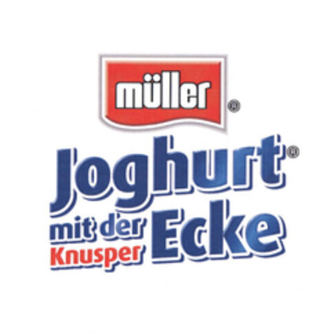 müller Joghurt mit der Knusper Ecke Logo (EUIPO, 01/02/2008)