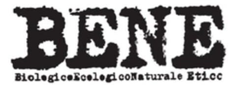 BENE - BIOLOGICO ECOLOGICO NATURALE ETICO Logo (EUIPO, 22.09.2009)