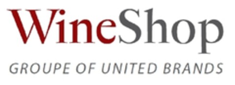 WineShop GROUPE OF UNITED BRANDS Logo (EUIPO, 09/27/2012)