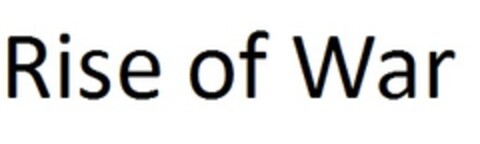 Rise of War Logo (EUIPO, 07/31/2014)