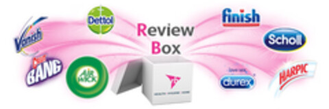 Review Box Health Hygiene Home Finish Scholl Harpic Love Sex Durex Air Wick Cillit Bang Vanish Dettol Logo (EUIPO, 02.03.2015)