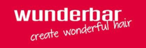 wunderbar create wonderful hair Logo (EUIPO, 04/13/2016)