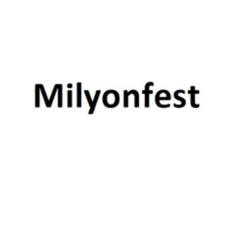 Milyonfest Logo (EUIPO, 07/26/2018)