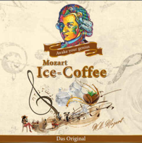 Mozart Ice-Coffee Awake your genius Das Original Logo (EUIPO, 13.12.2018)