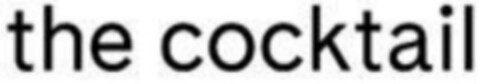 THE COCKTAIL Logo (EUIPO, 10.01.2019)