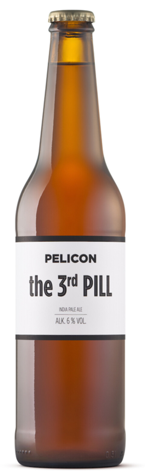 PELICON the 3rd PILL INDIA PALE ALE ALK. 6% VOL. Logo (EUIPO, 26.02.2019)