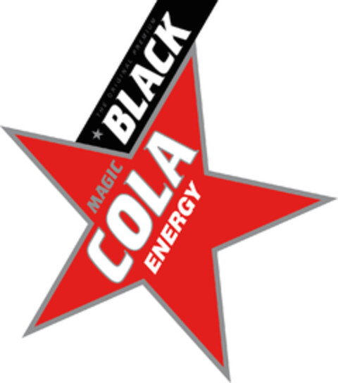 THE ORIGINAL PREMIUM BLACK MAGIC COLA ENERGY Logo (EUIPO, 19.07.2019)