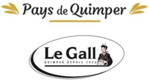 Pays de Quimper Le Gall QUIMPER DEPUIS 1923 Logo (EUIPO, 10/18/2019)