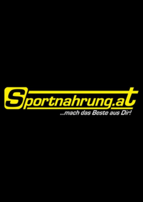 Sportnahrung.at ...mach das Beste aus Dir! Logo (EUIPO, 12.02.2021)