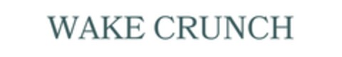 WAKE CRUNCH Logo (EUIPO, 05.10.2022)