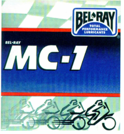 BEL-RAY TOTAL PERFORMANCE LUBRICANTS BEL-RAY MC-1 Logo (EUIPO, 27.02.1997)