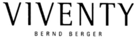 VIVENTY BERND BERGER Logo (EUIPO, 04.05.1998)