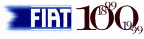 FIAT 100 1899 1999 Logo (EUIPO, 03.08.1998)