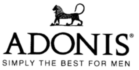 ADONIS SIMPLY THE BEST FOR MEN Logo (EUIPO, 21.09.1998)