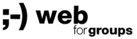 ;-) web for groups Logo (EUIPO, 11.01.1999)