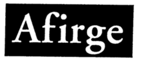 Afirge Logo (EUIPO, 09.08.2000)