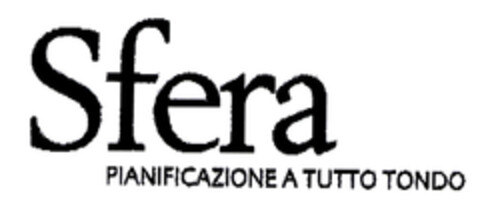 Sfera PIANIFICAZIONE A TUTTO TONDO Logo (EUIPO, 21.11.2002)