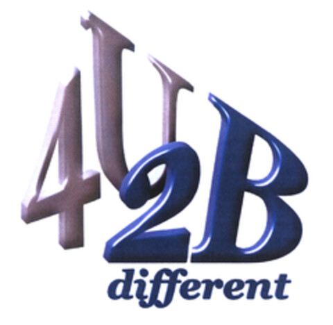 4U2B different Logo (EUIPO, 11.08.2003)